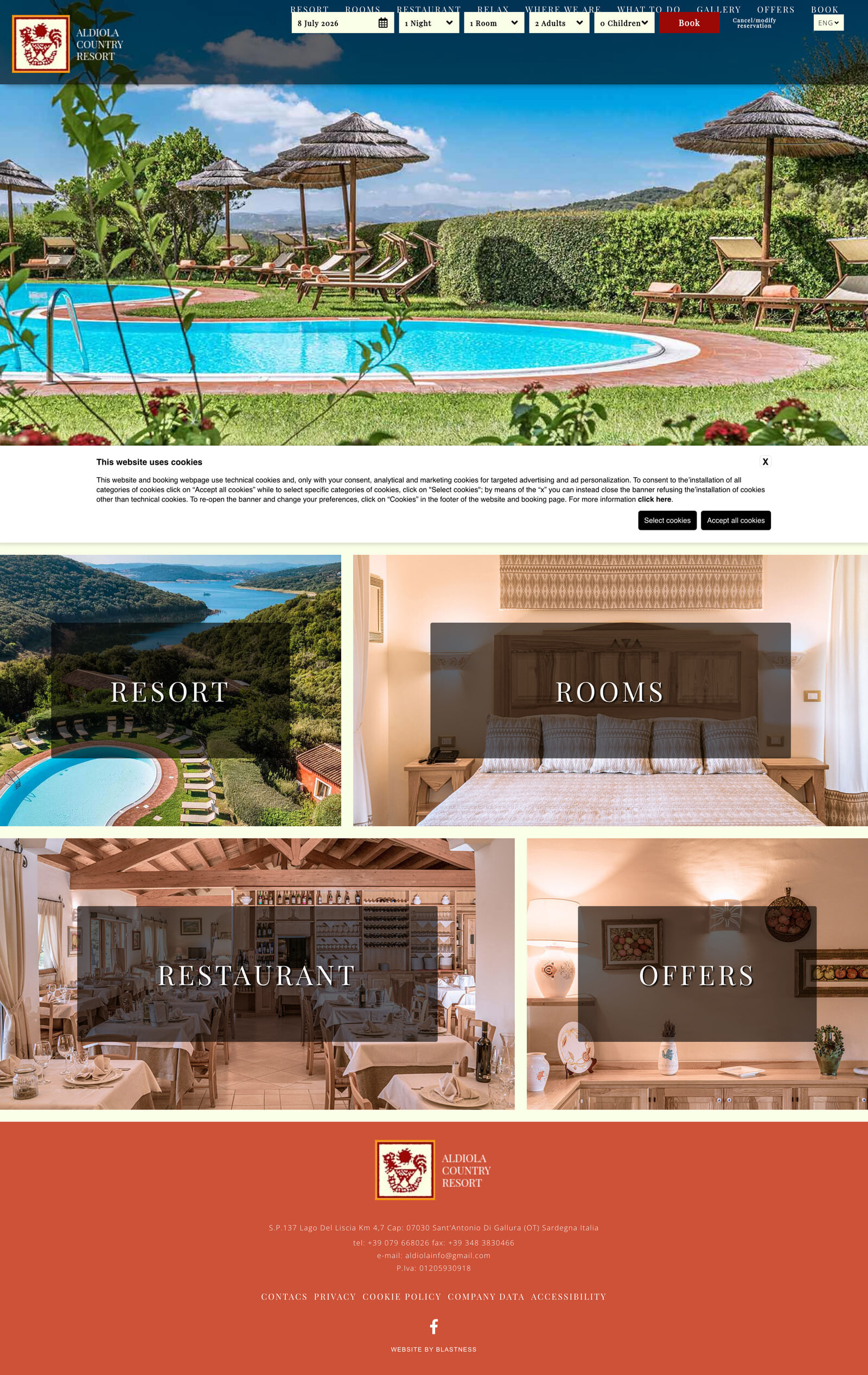 Aldiola Country Resort — the original site