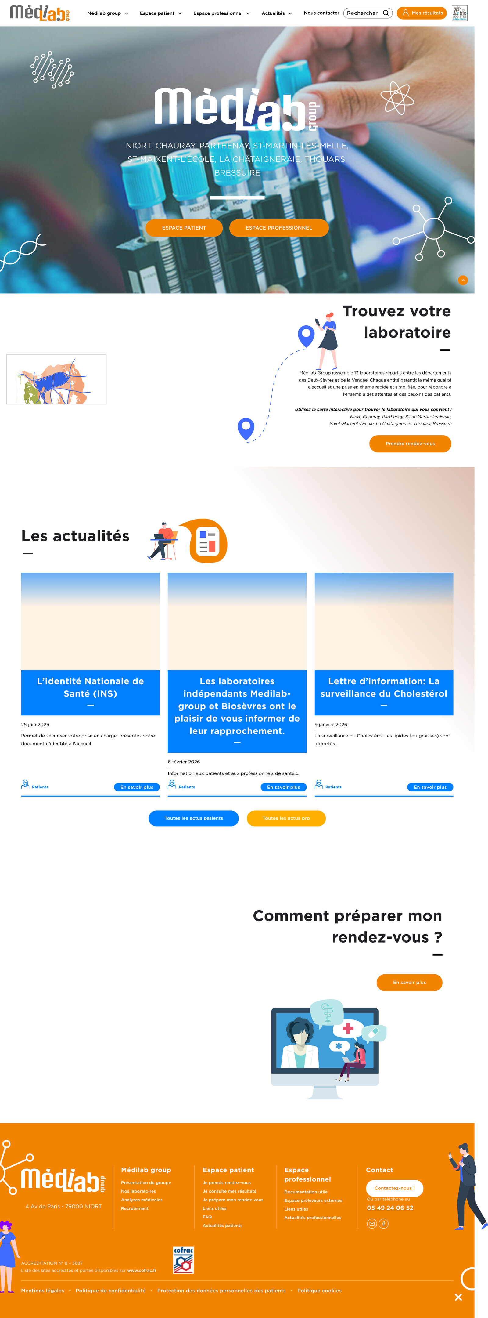 Médilab-Group — the original site